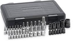 GearWrench 1/4, 3/8, 1/2 Inch Drive SAE Socket Set  image
