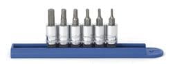 GearWrench 6 Piece 1/4 Inch Drive Standard 6 Point Metric Socket Set  image