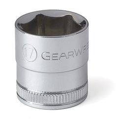 GearWrench 17mm Socket 3/8 Inch Drive Standard 6 Point  image