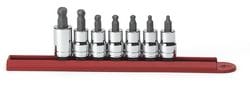 GearWrench 3/8 Inch Drive Ball Hex SAE Socket Set  image