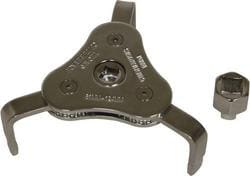 Lisle 61mm To 124mm 3 Jaw Wrench And Adapter 3/8 Inch Drive  image