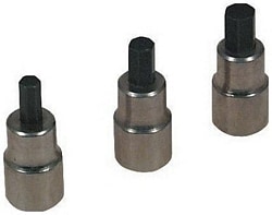 Lisle 3 Piece 3/8 Inch Drive Socket Set  image