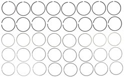 Mahle Engine Piston Ring Set  image