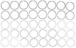 Mahle Engine Piston Ring Set  image