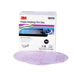 3M 3 Inch Diameter P800 Grit Finishing Film Disc  image