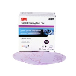 3M 3 Inch Diameter P600 Grit Finishing Film Disc  image