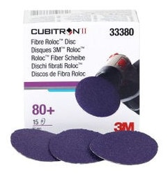 3M 2 Inch Diameter 80 Grit Abrasive Disc  image