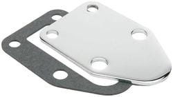 Mr. Gasket Chrome Fuel Pump Block-Off Plate  image