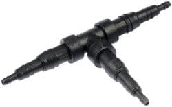 Dorman HELP! 1/8, 1/4, 3/8 Inch Tee (T) Vacuum Tee Connector  image