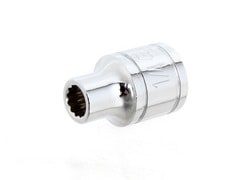 Power Torque 1/4 Inch Socket 3/8 Inch Drive Standard 12 Point  image