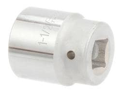 Power Torque 1-1/2 Inch Socket 3/4 Inch Drive Standard 12 Point  image