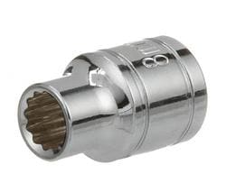 Power Torque 8mm Socket 3/8 Inch Drive Standard 12 Point  image