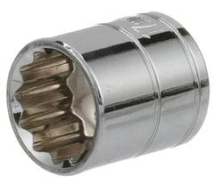 Power Torque 17mm Socket 3/8 Inch Drive Standard 12 Point  image