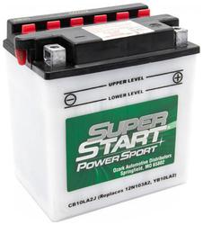 Super Start Power Sport Standard Flooded Top Post Battery Group Size B10L-A2 160 CCA  image