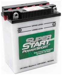 Super Start Power Sport Standard Flooded Top Post Battery Group Size B12A-A 165 CCA  image