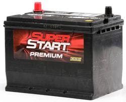 Super Start Premium Standard Flooded Top Post Battery Group Size 124R 700 CCA 120 Minute RC  image