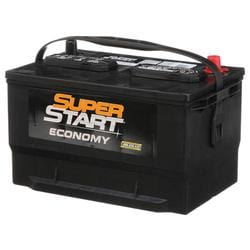 Super Start Economy Standard Flooded A Battery Group Size 65 650 CCA 80 Minute RC  image