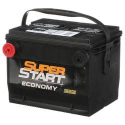 Super Start Economy Standard Flooded Side Post Battery Group Size 75 550 CCA 70 Minute RC  image