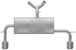 Walker Quiet-Flow SS Muffler Assembly  image