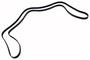 ACDelco Serpentine Belt 6 Rib 117-11/16 Inch