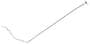 ACDelco 1/4 Inch I.D. 68-13/16 Inch Long Rubber, Steel Fuel Feed Line