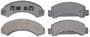 ACDelco Front Semi-Metallic Brake Pads