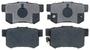 ACDelco Rear Organic Brake Pads