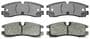 ACDelco Rear Organic Brake Pads