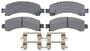 ACDelco Rear Semi-Metallic Brake Pads