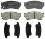 ACDelco Front Semi-Metallic Brake Pads