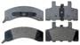 ACDelco Front Semi-Metallic Brake Pads