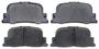 ACDelco Rear Ceramic Brake Pads