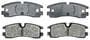 ACDelco Rear Semi-Metallic Brake Pads