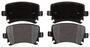 ACDelco Rear Semi-Metallic Brake Pads