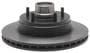 ACDelco Front Brake Rotor And Hub Assembly
