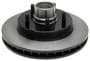 ACDelco Front Brake Rotor And Hub Assembly