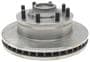 ACDelco Front Brake Rotor And Hub Assembly