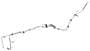 ACDelco 1/4 Inch I.D. 114-5/16 Inch Long Fuel Feed And Return Line