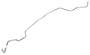 ACDelco 5/16 Inch I.D. 57-3/4 Inch Long Stainless Steel Fuel Return Line