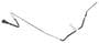 ACDelco 5/16 Inch I.D. 67-13/16 Inch Long Stainless Steel Fuel Feed Line