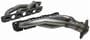 aFe POWER Twisted Steel 304 Stainless Steel Short Tube Header