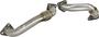 aFe POWER Twisted Steel Stainless Steel Header Up-Pipe