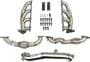 aFe POWER Twisted Steel Stainless Steel Header And Downpipe