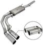 aFe POWER Rebel Series 2-1/2 Inch Stainless Steel Cat-Back Exhaust System