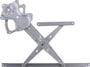 AISIN Driver Side Power Window Regulator Assembly