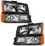 Anzo USA Halogen Headlight Set