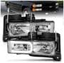 Anzo USA Halogen Headlight Set