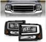 Anzo USA Halogen Headlight Set
