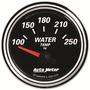 Auto Meter Designer Black 2-1/16 Inch Coolant Temperature Gauge
