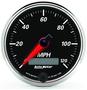 Auto Meter Designer Black 3-3/8 Inch Speedometer Gauge